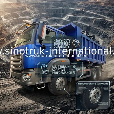 SINOTRUCK HOWO RHD 6x4 40 tonluk 10 tekerlekli atık kamyonu