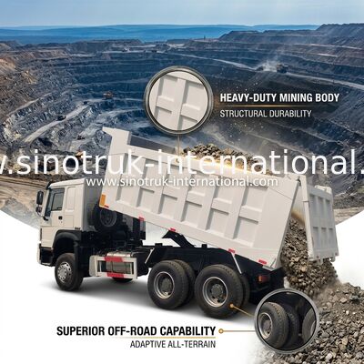 Sinotruk Howo Kullanılmış Çöp Kamyonları 371 HP veya 375 HP 6 × 4 Yenilenme