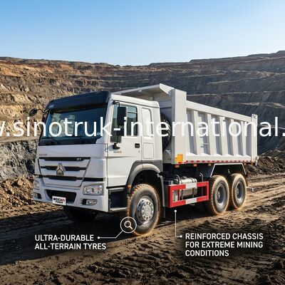 Sinotruk Howo Tipper Dump Truck Weichai 380HP 10 Tekerlek 20CBM 6 × 4