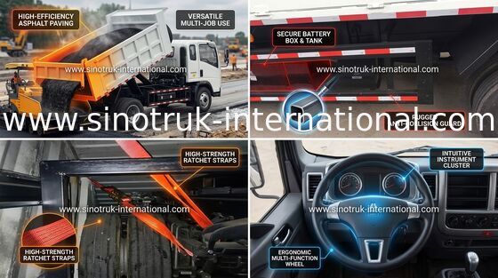 Euro2 116hp Damperli Damperli Kamyon Sağdan Direksiyonlu