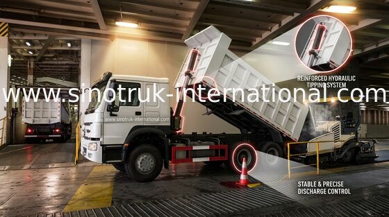 266HP LHD SINOTRUK HOWO 6x4 Damperli Kamyon ZZ3257M4147W