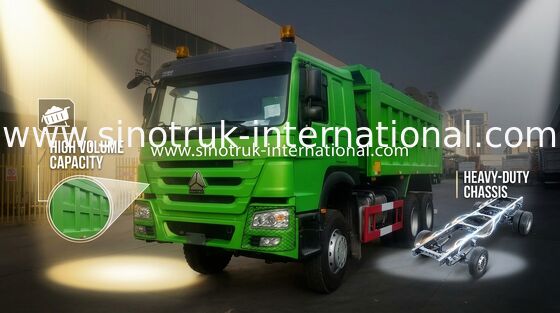 Madencilik Endüstrisi için Zz3257n3847a Damperli Damperli Kamyon