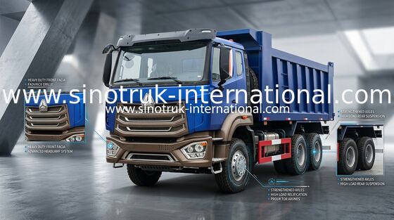 İnşaat için Euro 2 371hp Howo 6x4 Damperli Kamyon