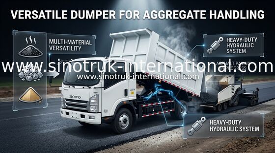 Euro 3 4×4 Sinotruk Howo Damperli Kamyon Hafif Hizmet
