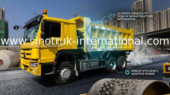 İnşaat Madenciliği için Sinotruk Howo 6x4 Damperli Kamyon 336HP