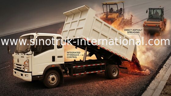 4 × 2 Rhd 8 Ton Damperli Damperli Kamyon 116hp Madencilik Kullanımı İçin