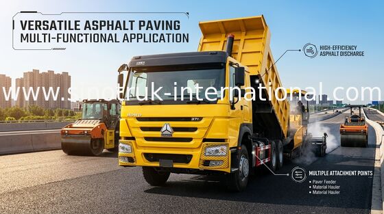 Lhd Sarı Sinotruk Howo 6x4 Damperli Kamyon 371hp Ağır Hizmet