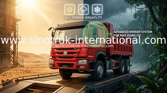 SINOTRUK HOWO 290HP LHD Damperli Kamyon 6x4 ZZ3257M4147W