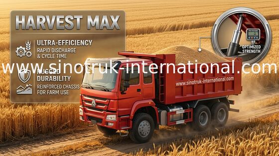 Damperli Damperli Kamyon SINOTRUK Altın Prens 6X4 336HP LHD 25tons ZZ3251N3641W