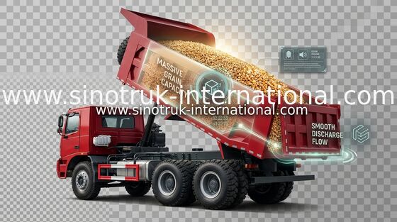 371HP 70tons ZZ5707S3840AJ SINOTRUK HOWO Damperli Kamyon, IFA