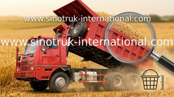 Düşük Yakıt Tüketimi Ağır Damperli Damperli Kamyon 6 × 4, 10 Tekerlekli Damperli Kamyon
