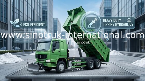 SINOTRUK HOWO Damperli Kamyon Damperli Kamyon 371HP 8X4 LHD 31-60tons 20-30CBM ZZ3317N3867W