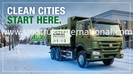 SINOTRUK HOWO Damperli Kamyon Damperli Kamyon 371HP 12 tekerlekler LHD 31 tons 20-30CBM ZZ3317N3267W