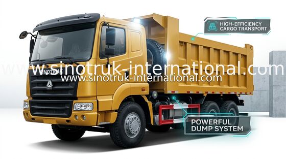 Damperli Kamyon Damperli Kamyon SINOTRUK HOWO 25-40tons 371HP 6X4 RHD 10-25CBM ZZ3257N3647A