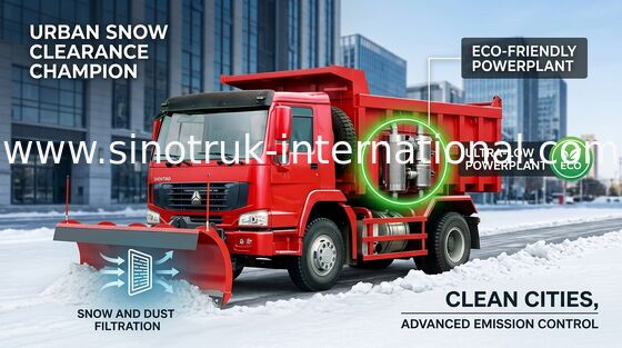 SINOTRUK HOWO Damperli Kamyon 290HP 4X2 LHD 16 tonluk 9-13CBM ZZ3167M3811