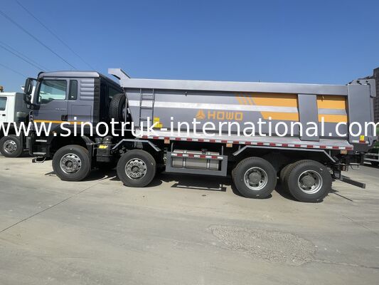 SINOTRUK TX Model 400HP 8X4 Tipper Dump Truck İnşaat Ön kaldırma Müşteri özelleştirmesi