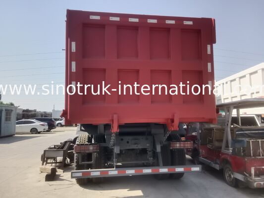 Sinotruk NX Tipper Dump Truck, 371HP motorlu, 40-50T kapasiteli ve ağır yük taşımacılığı için 8×4 sürüşlü Kızıl