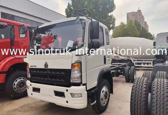 HOWO 140HP 8-12ton Yük Kapasiteli Soldan Direksiyonlu Kargo Kamyon Şasi