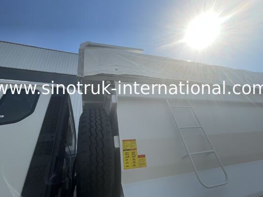 HOWO-NX 380HP Weichai Motoru, Elektrikli Tarpaulin ve Ağır Görevli Mangan Çelik Kargo Kutusu ile Çöp Kamyonu