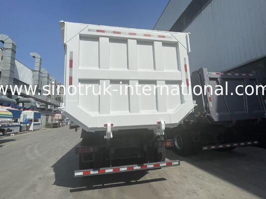 HOWO-NX 380HP Weichai Motoru, Elektrikli Tarpaulin ve Ağır Görevli Mangan Çelik Kargo Kutusu ile Çöp Kamyonu