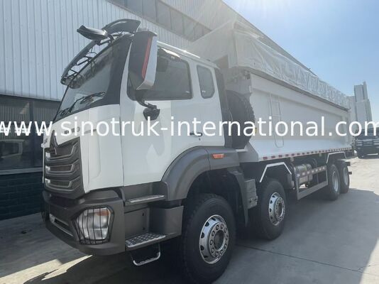 HOWO-NX 380HP Weichai Motoru, Elektrikli Tarpaulin ve Ağır Görevli Mangan Çelik Kargo Kutusu ile Çöp Kamyonu