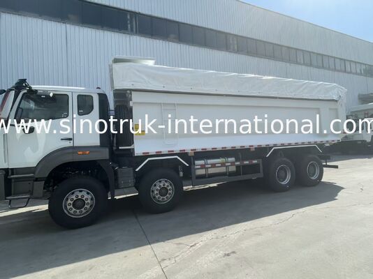 HOWO-NX 380HP Weichai Motoru, Elektrikli Tarpaulin ve Ağır Görevli Mangan Çelik Kargo Kutusu ile Çöp Kamyonu