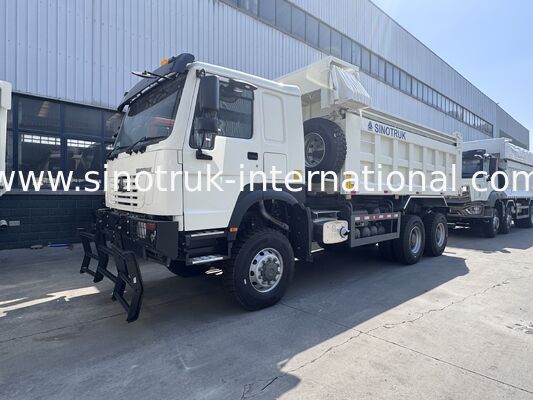 SINOTRUK HOWO Ghost Face Taksi 380HP LHD Tipper Dump Truck 6X4