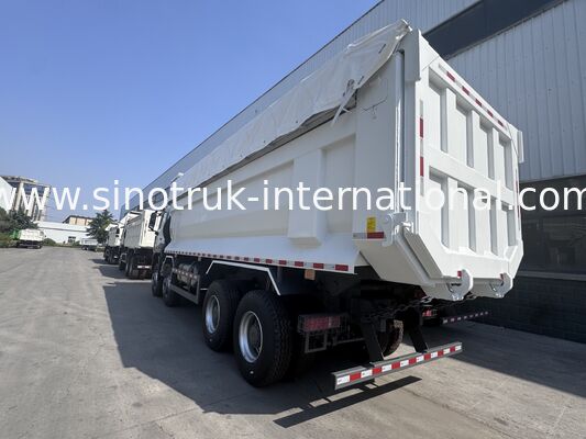 SINOTRUK HOWO NX Kabin Damperli Damperli Kamyon 380HP 6X4 Brandalı Uyarı Işığı