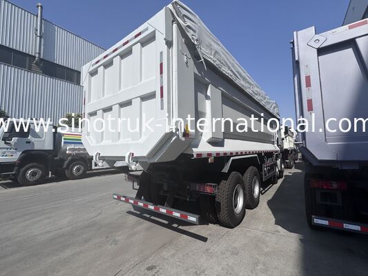 SINOTRUK HOWO NX Kabin Damperli Damperli Kamyon 380HP 6X4 Brandalı Uyarı Işığı