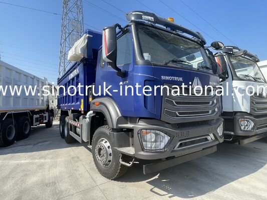 371HP SINOTRUK Motorlu, Elektrikli Tenteli ve Ağır Hizmet Manganez Çelik Kargo Kutulu HOWO-NX Damperli Kamyon