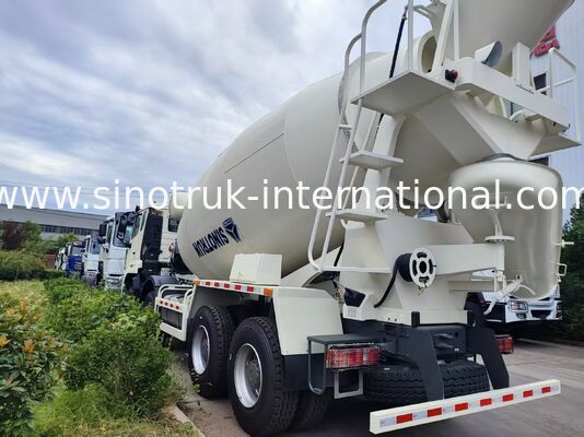 Ağır Görevli HOWO 8x4 16m3 Beton Karıştırıcı Kamyon 371HP Motor Yapı için PMP Hız Azıtıcısı
