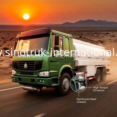 SINOTRUK HOWO 16-20CBM Akaryakıt Tankeri Kamyon 6X4 LHD 290HP Euro2 Yağ Tankeri Kamyon