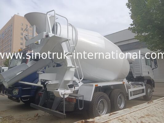 Drum Trailer Concrete Mixer 12CBM 371HP TX Cab 6X4 RHD Pump Concrete Truck