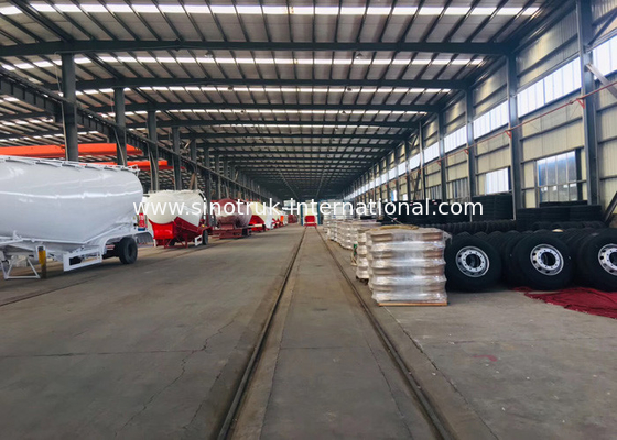 3 Akslı Beton Mikseri Yarı Römork / Dökme Çimento Römork 50-60 CBM