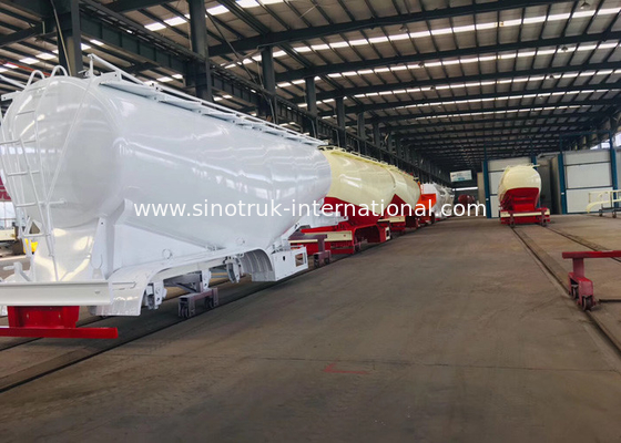 3 Akslı Beton Mikseri Yarı Römork / Dökme Çimento Römork 50-60 CBM