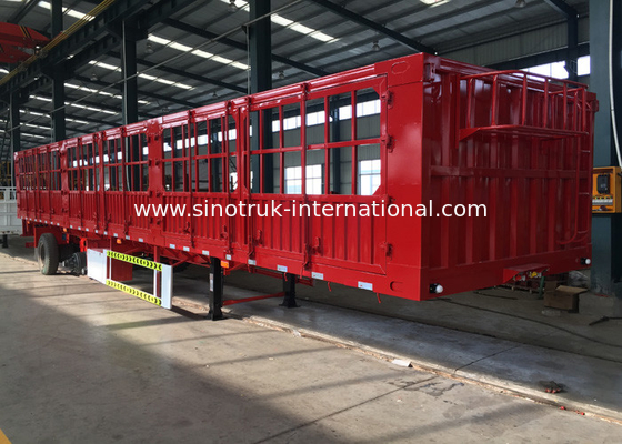 SINOTRUK Düz Yataklı Yarı Römork Kamyon Nakliye Konteynerleri İçin Toplu Kargo