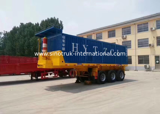 Popüler ISO Yarı Römork Kamyon, Üç Akslı Yarı Römork 12000 × 2500 × 3880mm