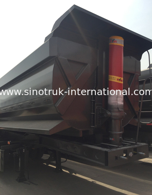 Madencilik Endüstrisi için Hidrolik Ağır Ekipmanlar Flatbed Yarı Römork Saklama Kutuları