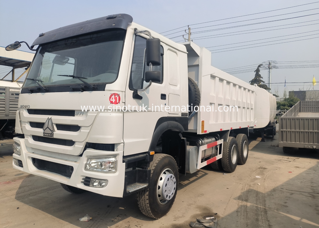 Sinotruk Howo Kullanılmış Çöp Kamyonları 371 HP veya 375 HP 6 × 4 Yenilenme