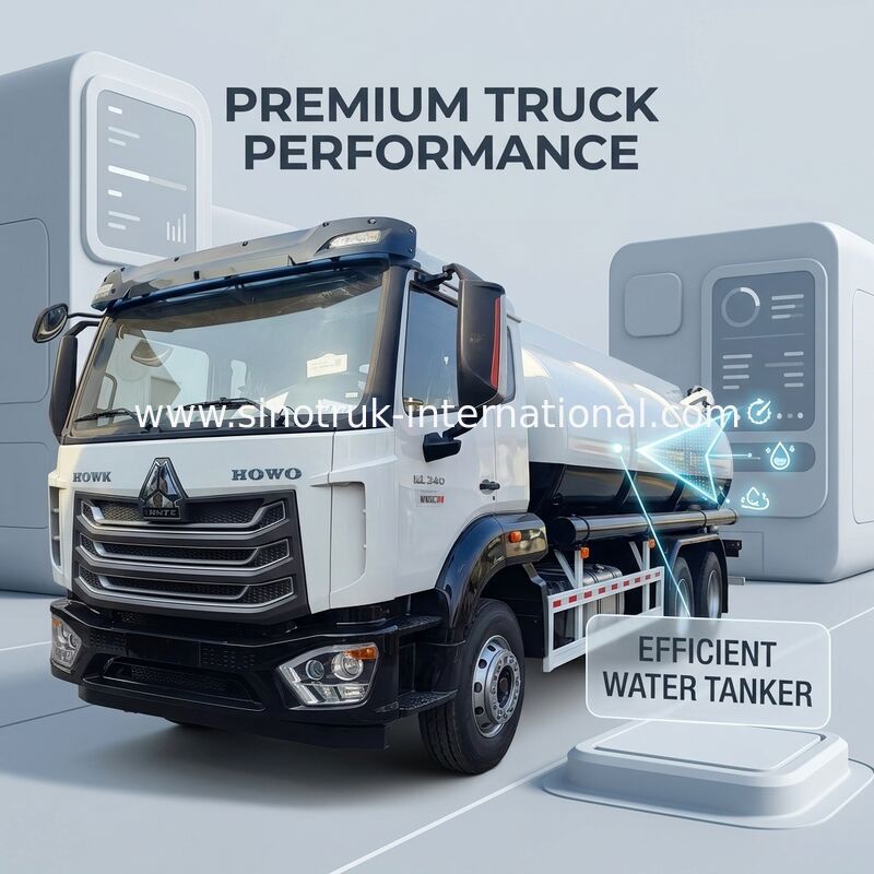 HOWO 300HP 10CBM 4x2 Kanalizasyon Süpürme Kamyonu: Ağır Güçlü Güç, Hassas Temizlik ve Eşsiz Verimlilik