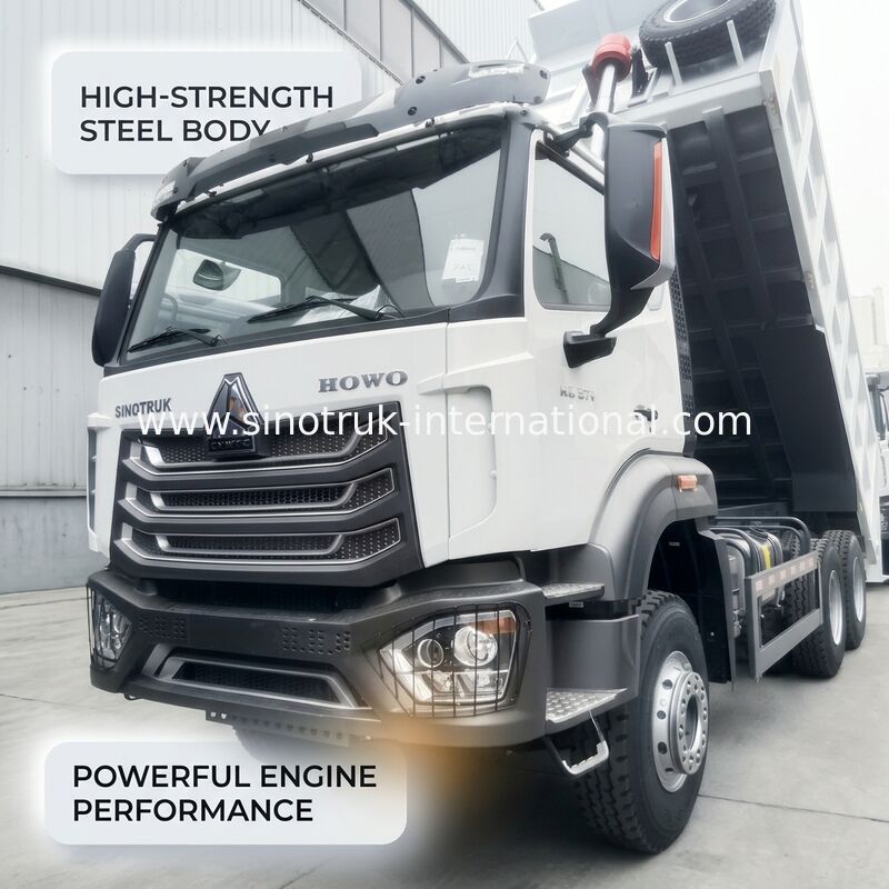 SINOTRUK HOHAN Yeni Howo Tipper Dump Truck 371HP Motor 6×4 Sürüş Tipi ve 19-20CBM Kapasitesi