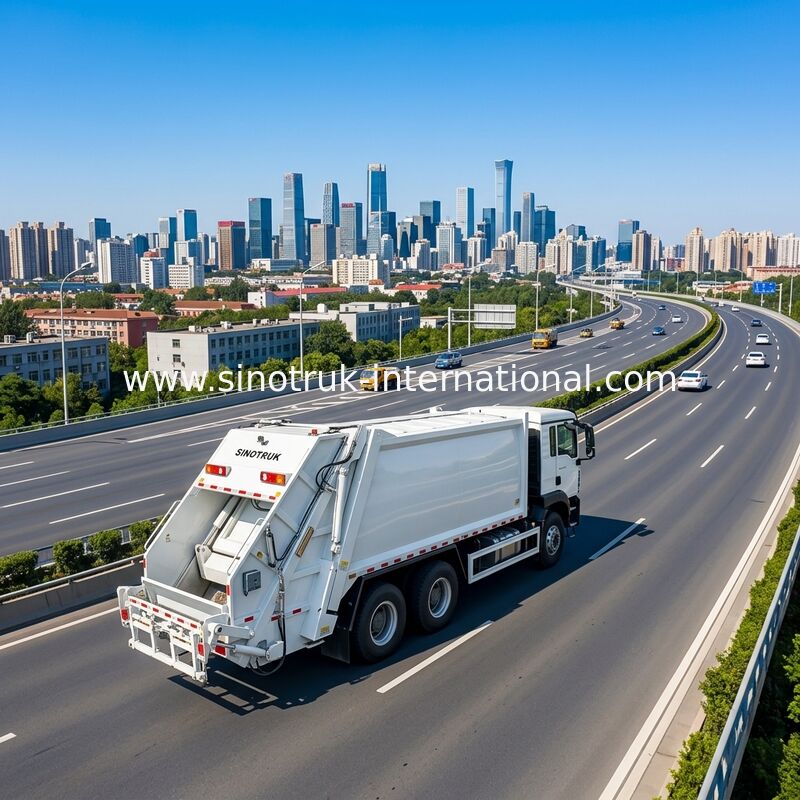 Sinotruk HOWO-TX 371HP 6X4 Sürüş 20CBM Kapasitesiyle Verimli Atık Yönetimi için Sıkıştırılmış Çöp Kamyonu