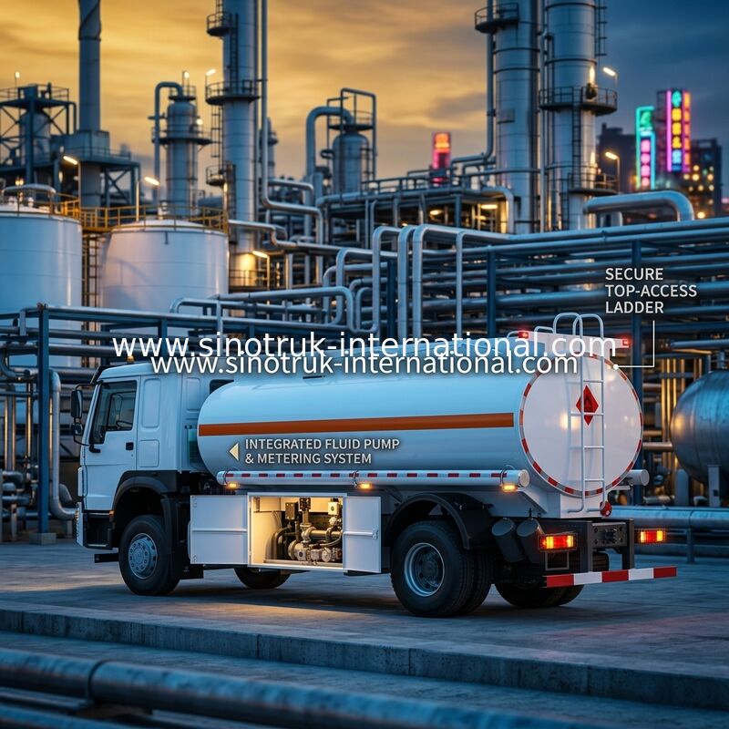 SINOTRUK Howo Yarı Kamyon Yakıt Deposu 4x2 Lhd Euro2 290hp