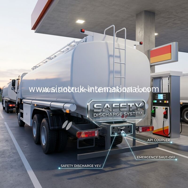 Sinotruk Howo 25CBM Yağ Tankeri Kamyonu 10Wheels 400Hp 6 × 4 Çoklu Bölmeler