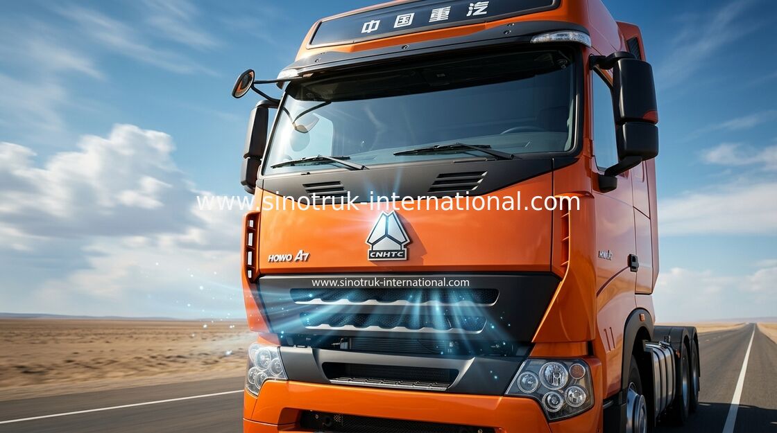 30 - 40 Ton ZZ4187N3517N1B Traktör Çekici Kamyon LHD 4X2 # 50 # 90 Beşinci Teker