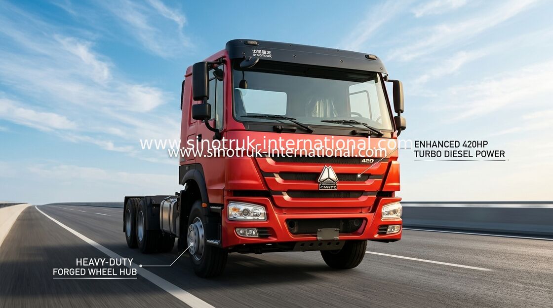 Sinotruk Howo Traktör Kamyon Yepyeni 430Hp Lhd 10Tekerlek 6 × 4