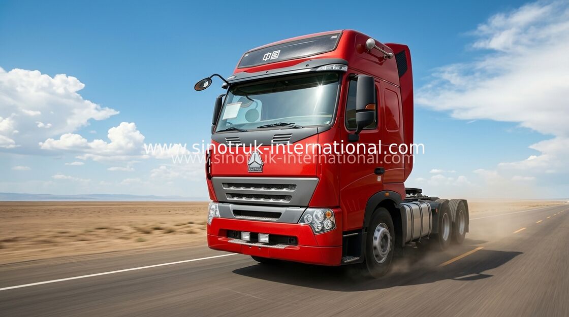 ZZ4257N3247N1B 60-70 Ton Traktör Römork Kamyon D12.38 380HP Motor Ile 11.596L
