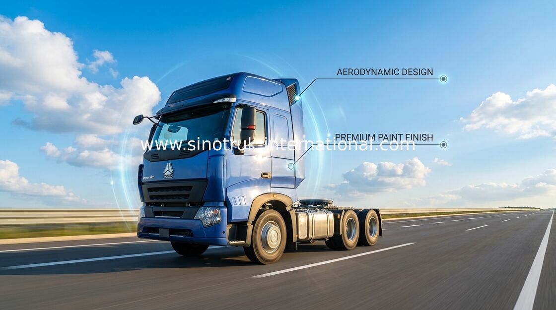 SINOTRUK HOWO Yarı Römork Traktör Kamyon Klima Kliması 60-70 Ton