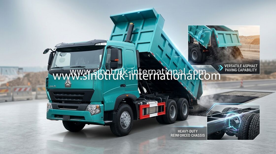 266HP 420HP Damperli Damperli Kamyon SINOTRUK HOWO A7 Güvenilir Performans