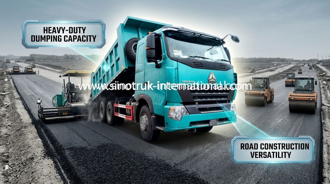 6 Tarafından 10 On Tekerlek İnşaat Damperli Kamyon 10 Metreküp, HW13710 İletim